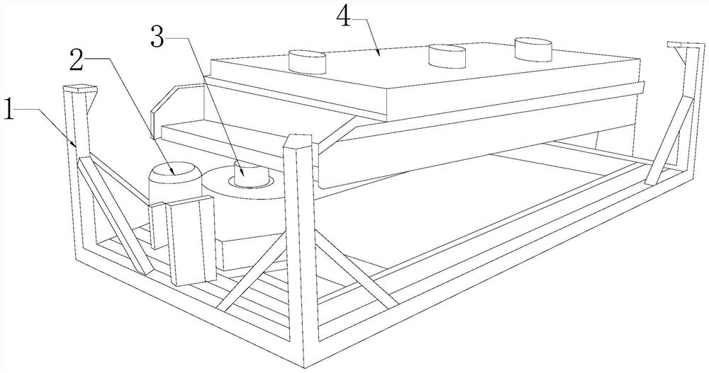 A refining screening machine for metallurgical machining of non-ferrous metals