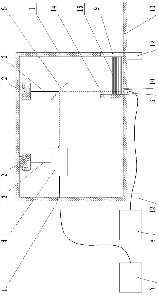 Portable test paper counting device and method based on single-photon detector