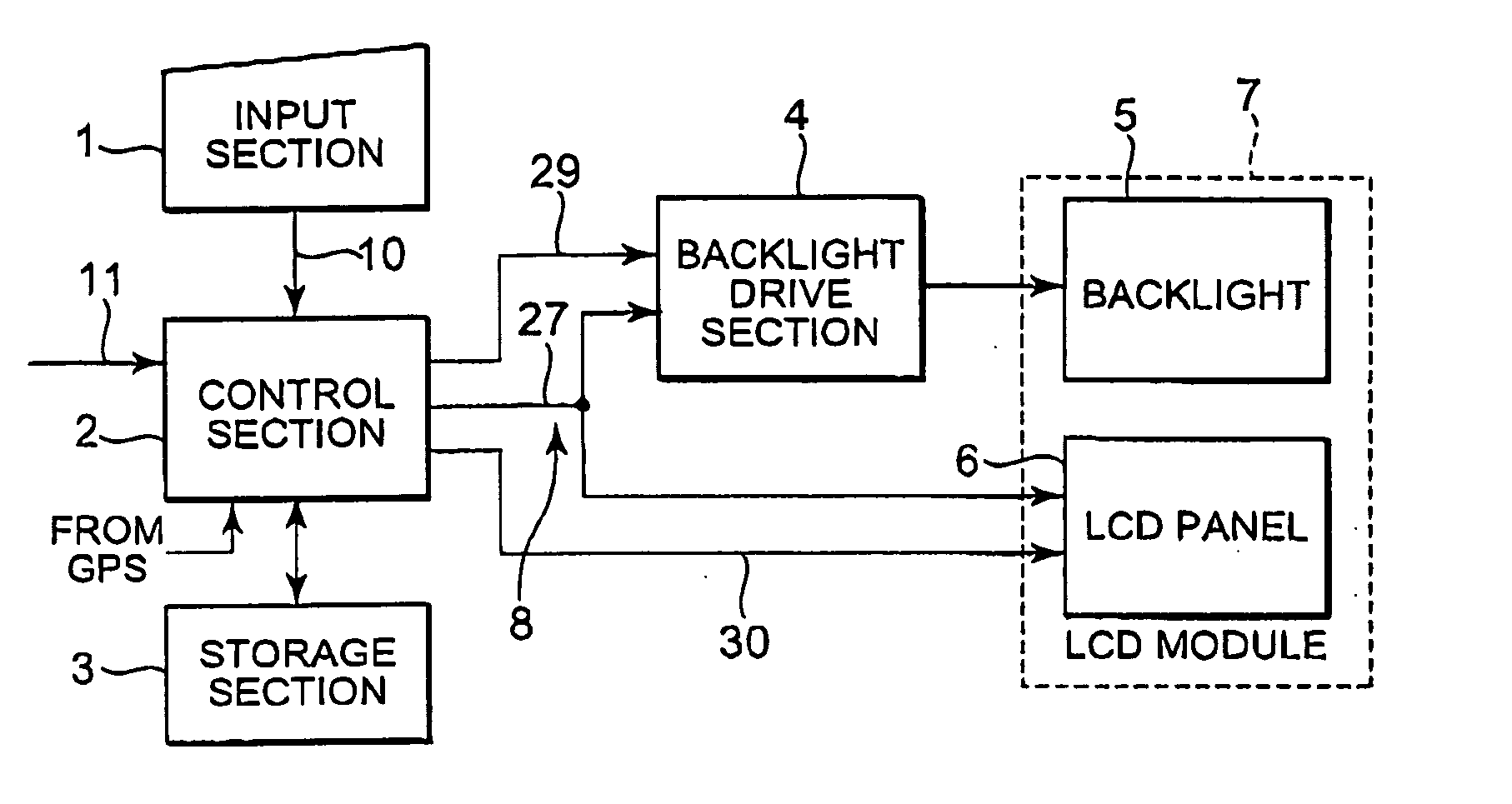 Display unit and portable device provided with the same