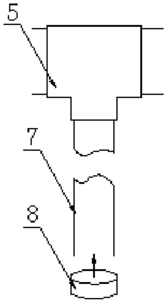 Axial thermal convection cooling device for radio frequency cable