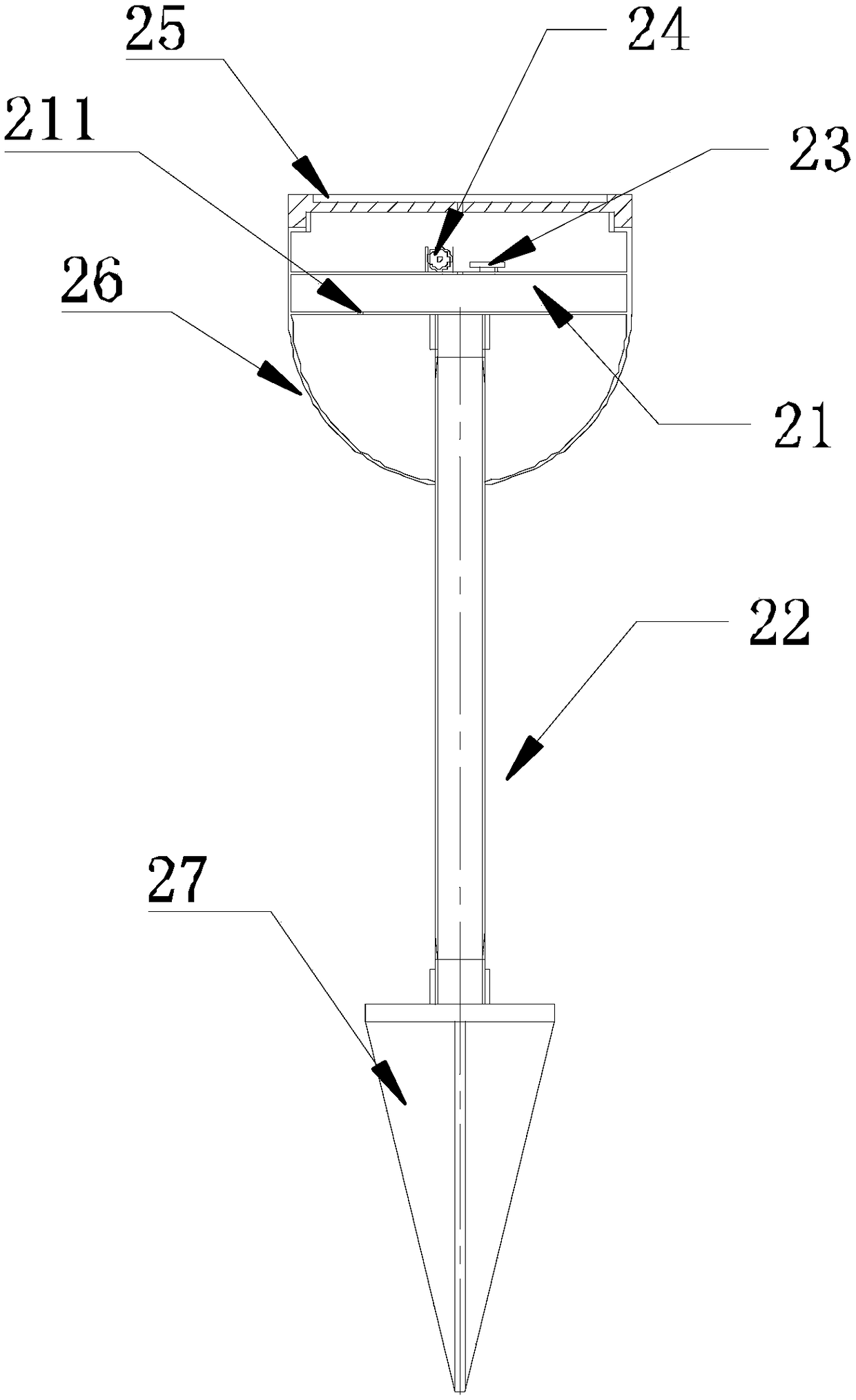 Colorful photovoltaic lawn lamp