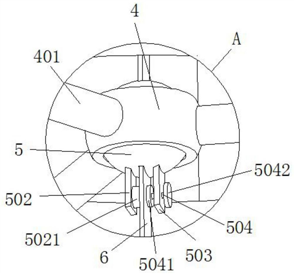 Automatic leveling rod horizontal calibration installation device