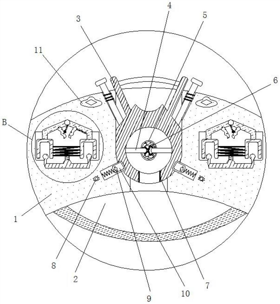 Vertigo protection mechanism for cranial nerve injury patient