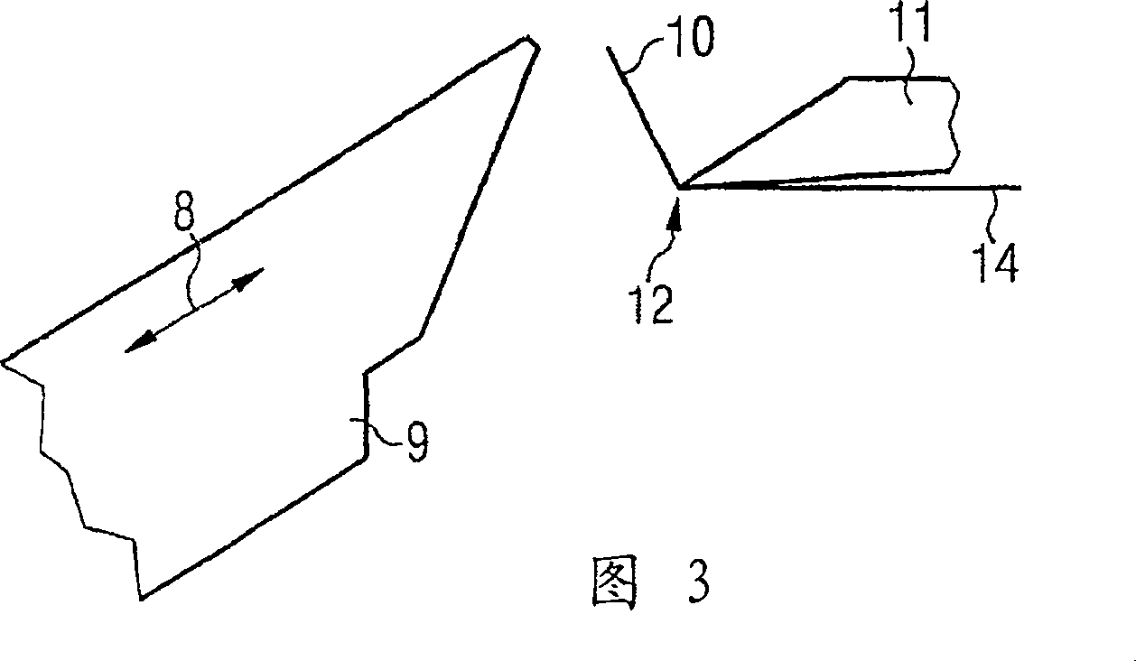 Tilting system for a flanging device