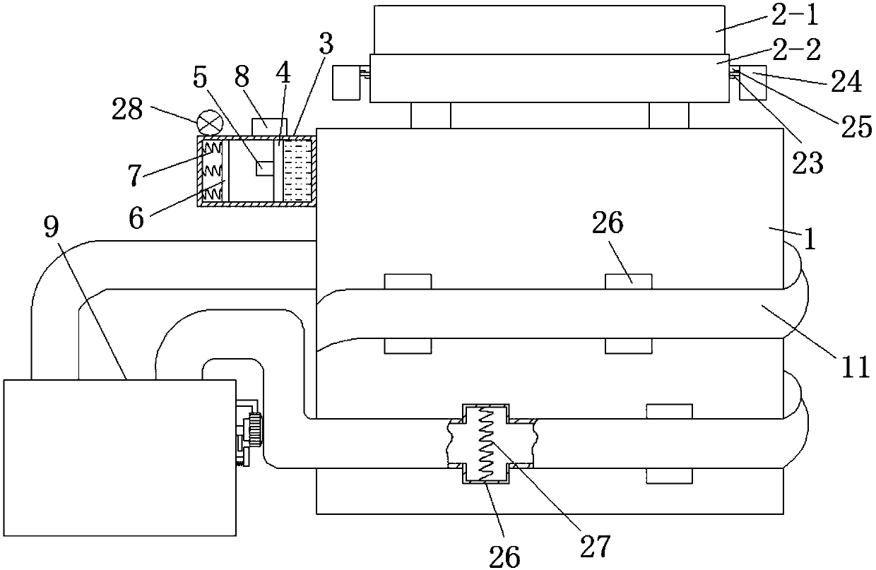 Transmission device with safety pressurization in terminal transmission application