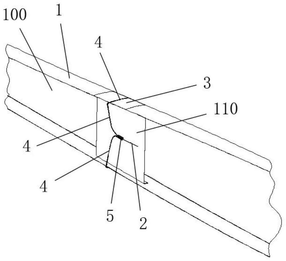 Lightning protection system for wind power blades and lightning protection wind power blades