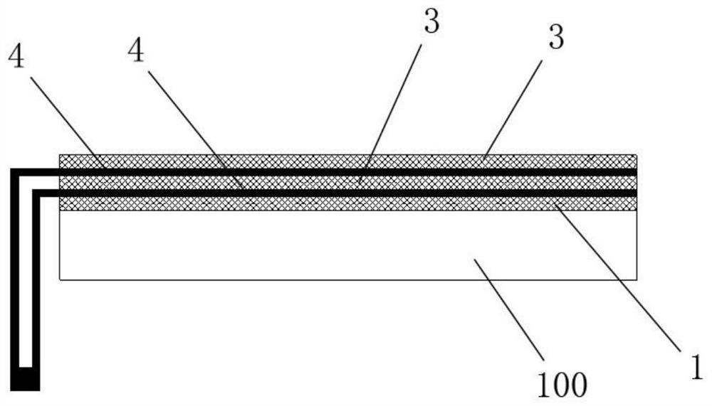 Lightning protection system for wind power blades and lightning protection wind power blades