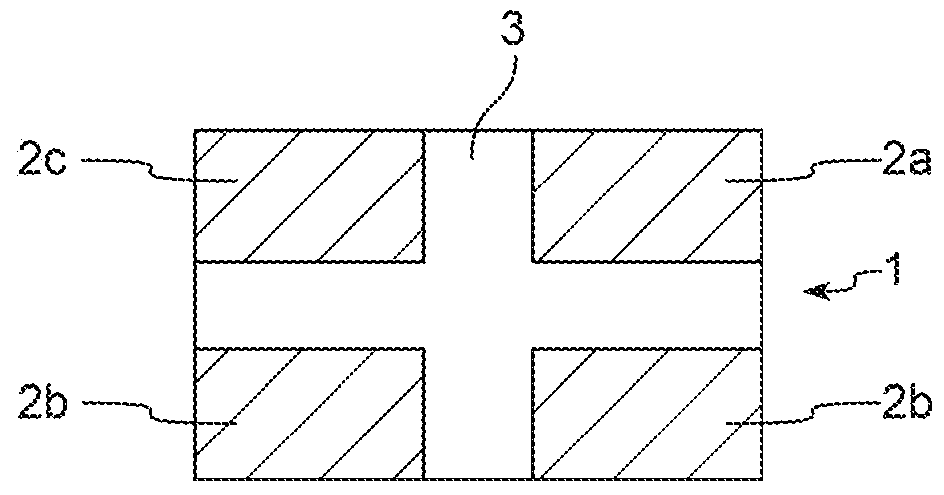 Adhesive polymer matrix for iontophoresis and device for iontophoresis including said matrix