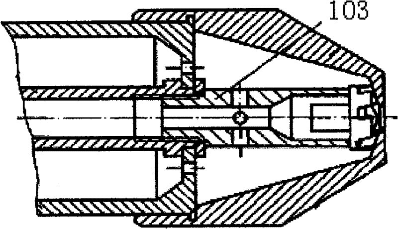 Double-stage injection type pre-film pneumatic atomizing nozzle