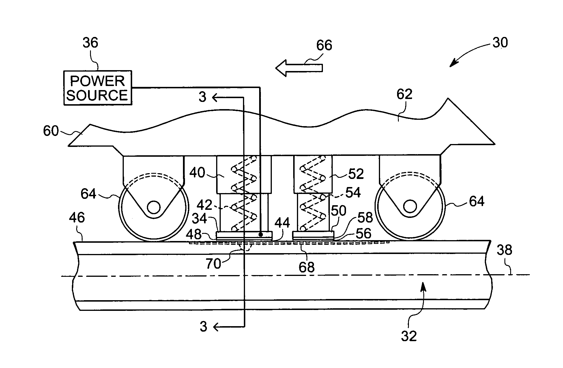 Method and apparatus for testing material integrity