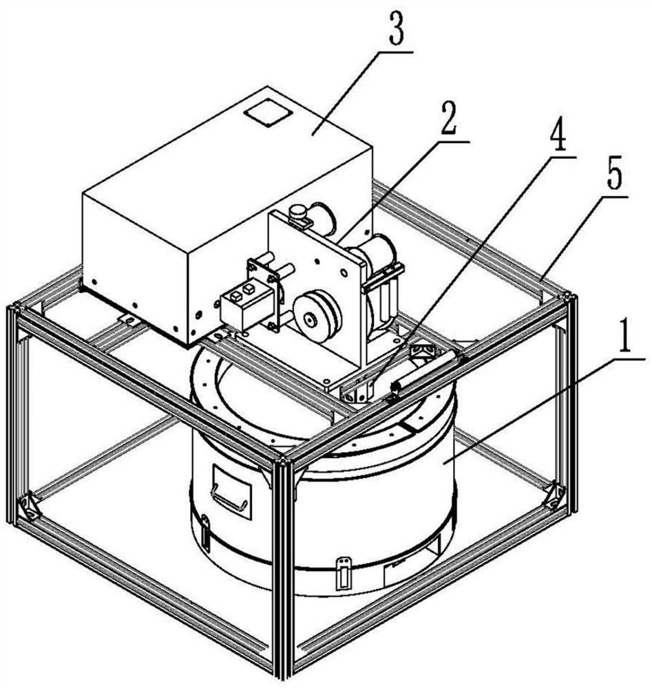 Special optical cable automatic laying device and laying method in unmanned environment