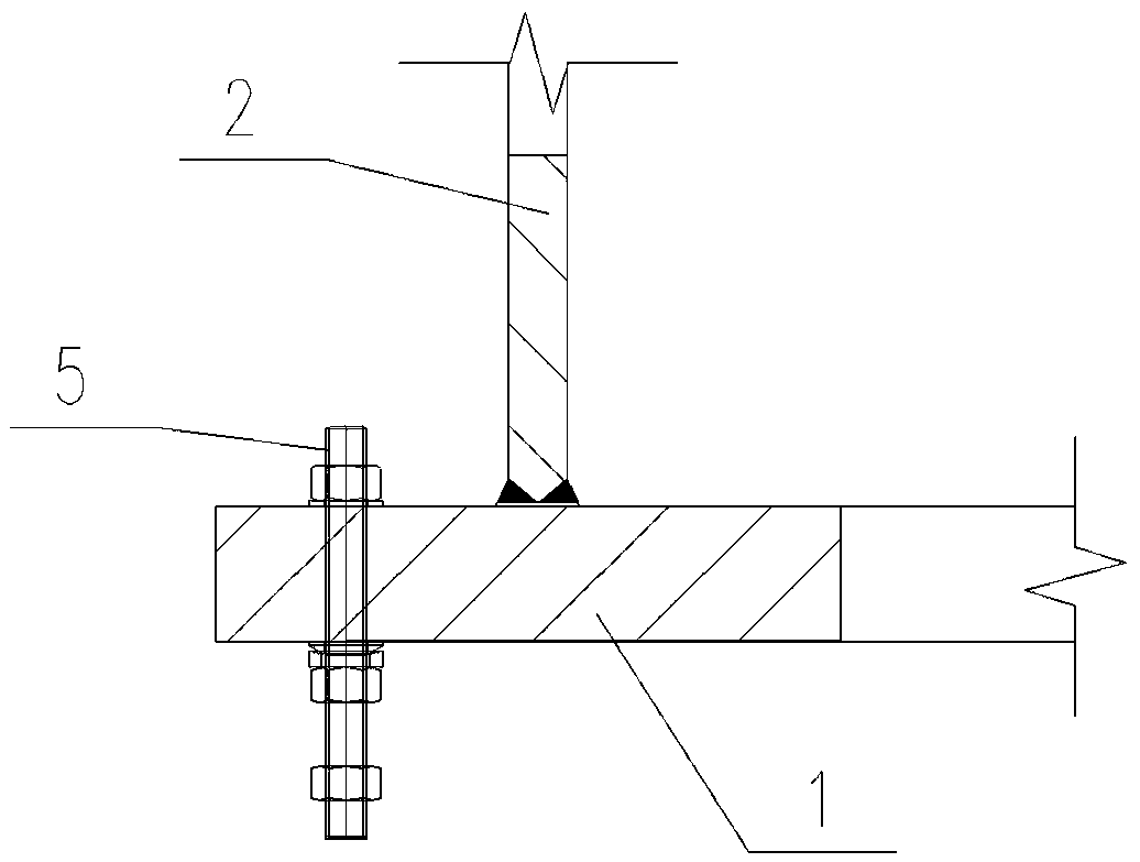 Foundation ring bottom flange reinforcement method and steel bar assembly