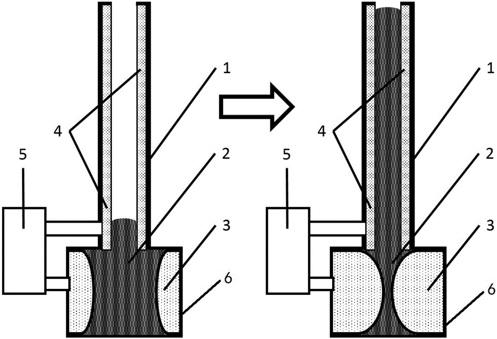 Liquid metal-based air-control deformable antenna