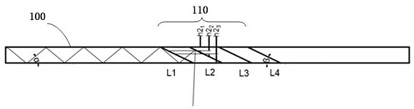 Layered superposition array optical waveguide and head-mounted device