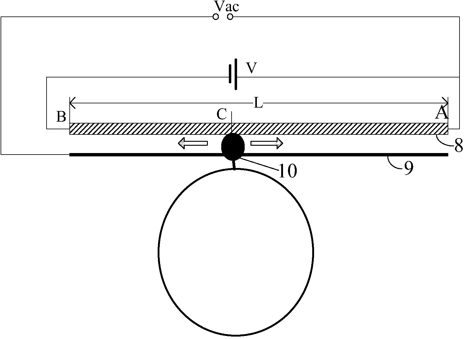 3D head-mounted film watching device and corresponding video player