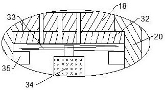 Rapid demolding device for preventing cracks in constant-temperature glass pouring