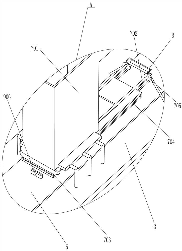 A medical mask cutting device