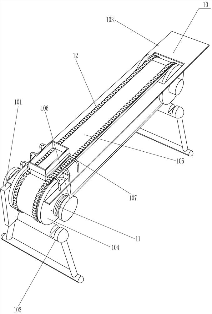 A medical mask cutting device