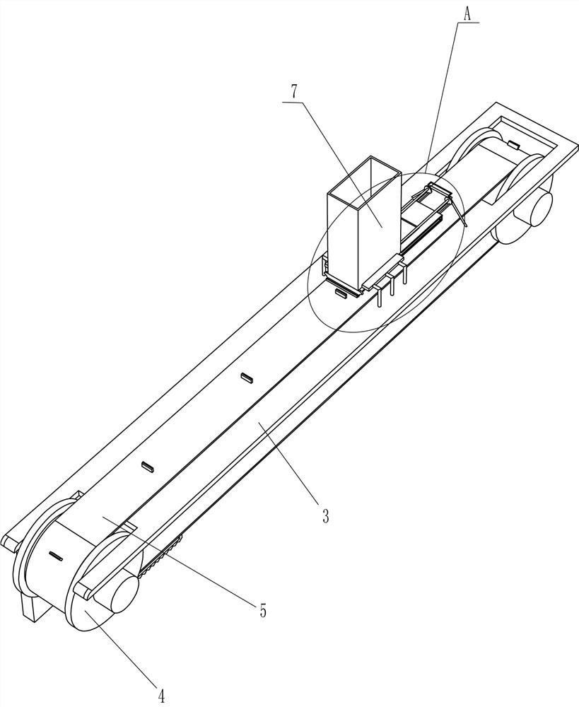 A medical mask cutting device