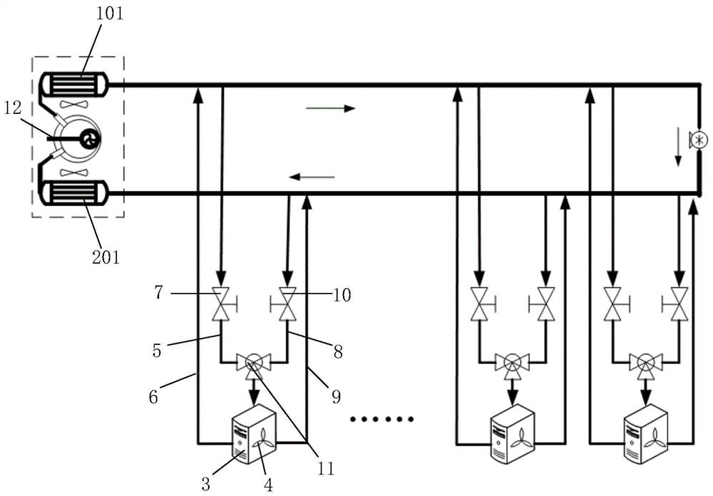 Multi-connected air conditioning system