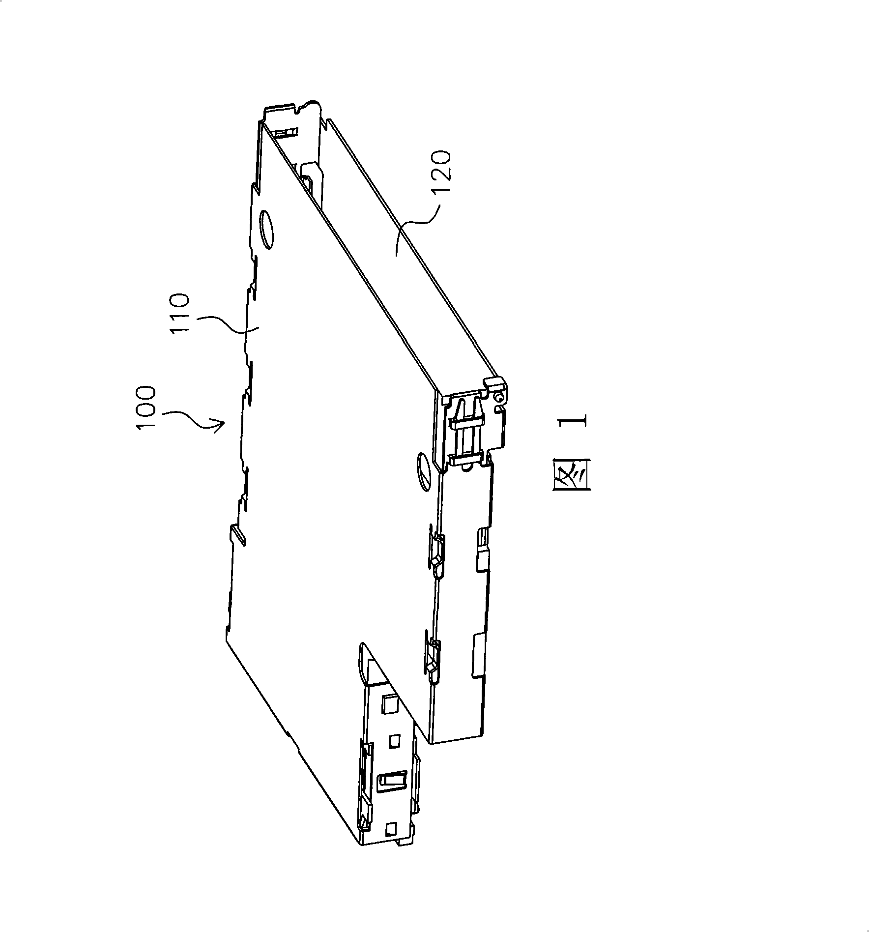 Memory card connector possessing error-proof structure