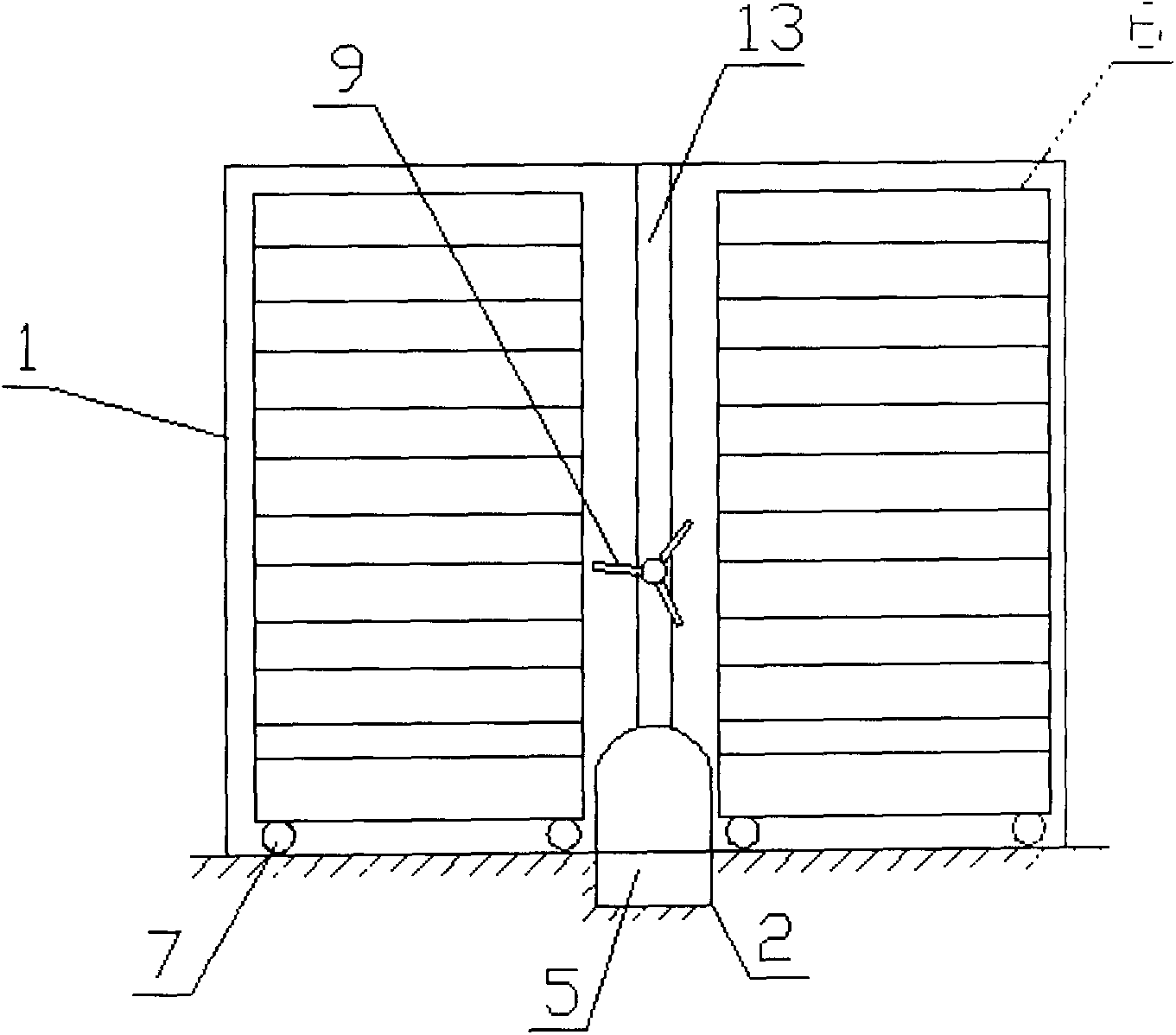 Drying device used for dried P.tianmuensis Z.P.Wang processing