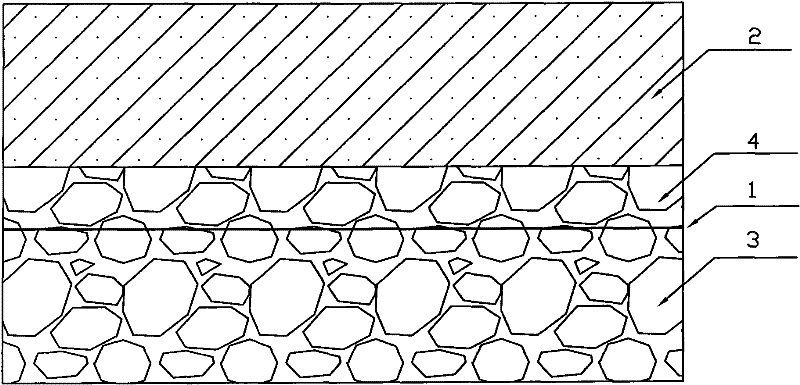 Pavement structure for structure transfer and performance recovery of semi-rigid base asphalt pavement