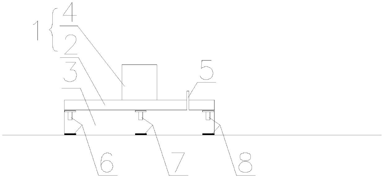 Testing method of soil shear strength parameters based on temporary plastic load formula