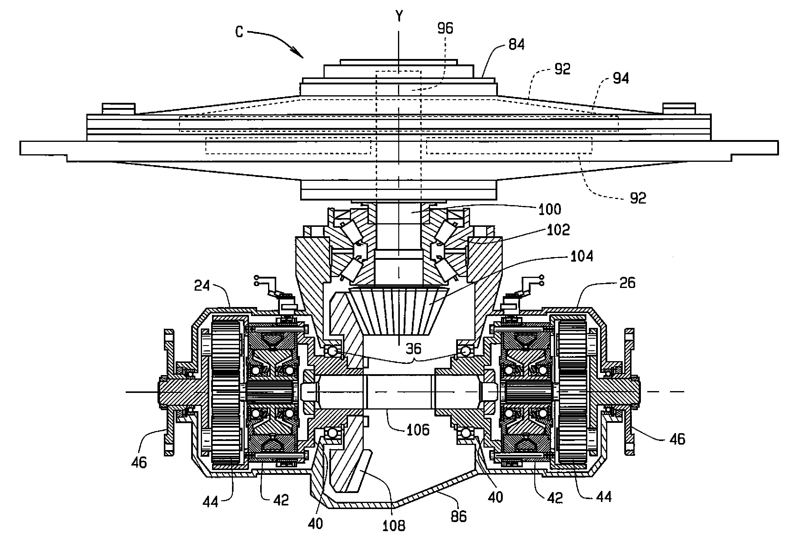 Electric drive axle