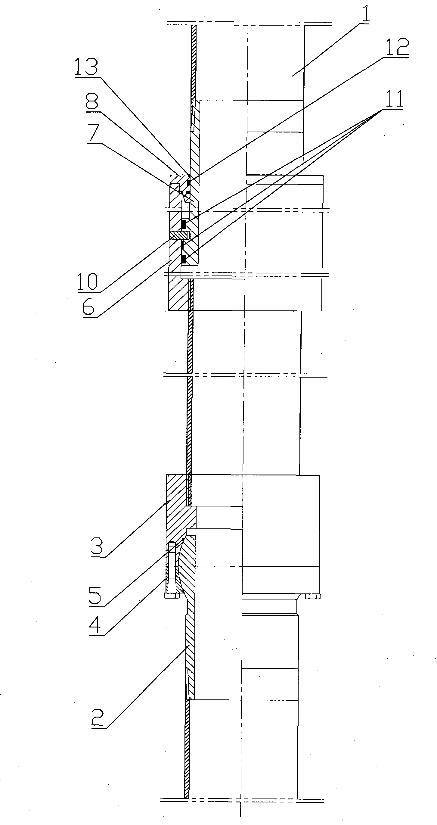 Ground well casing capable of preventing mining damage