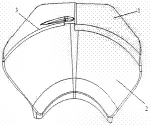 Light shading plate for low-beam module of automobile headlamp and automobile headlamp