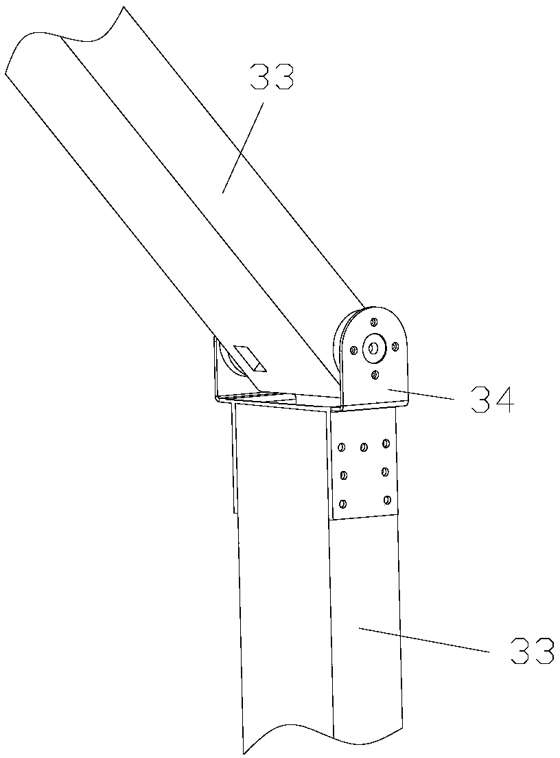 Lifting garbage conveying sanitation robot and control method thereof