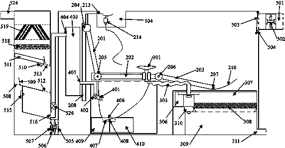 Infectious ward isolation bed device