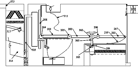 Infectious ward isolation bed device