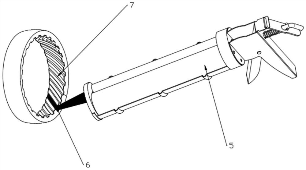 Nondestructive testing method for appearance and roughness of inner surface of deep hole