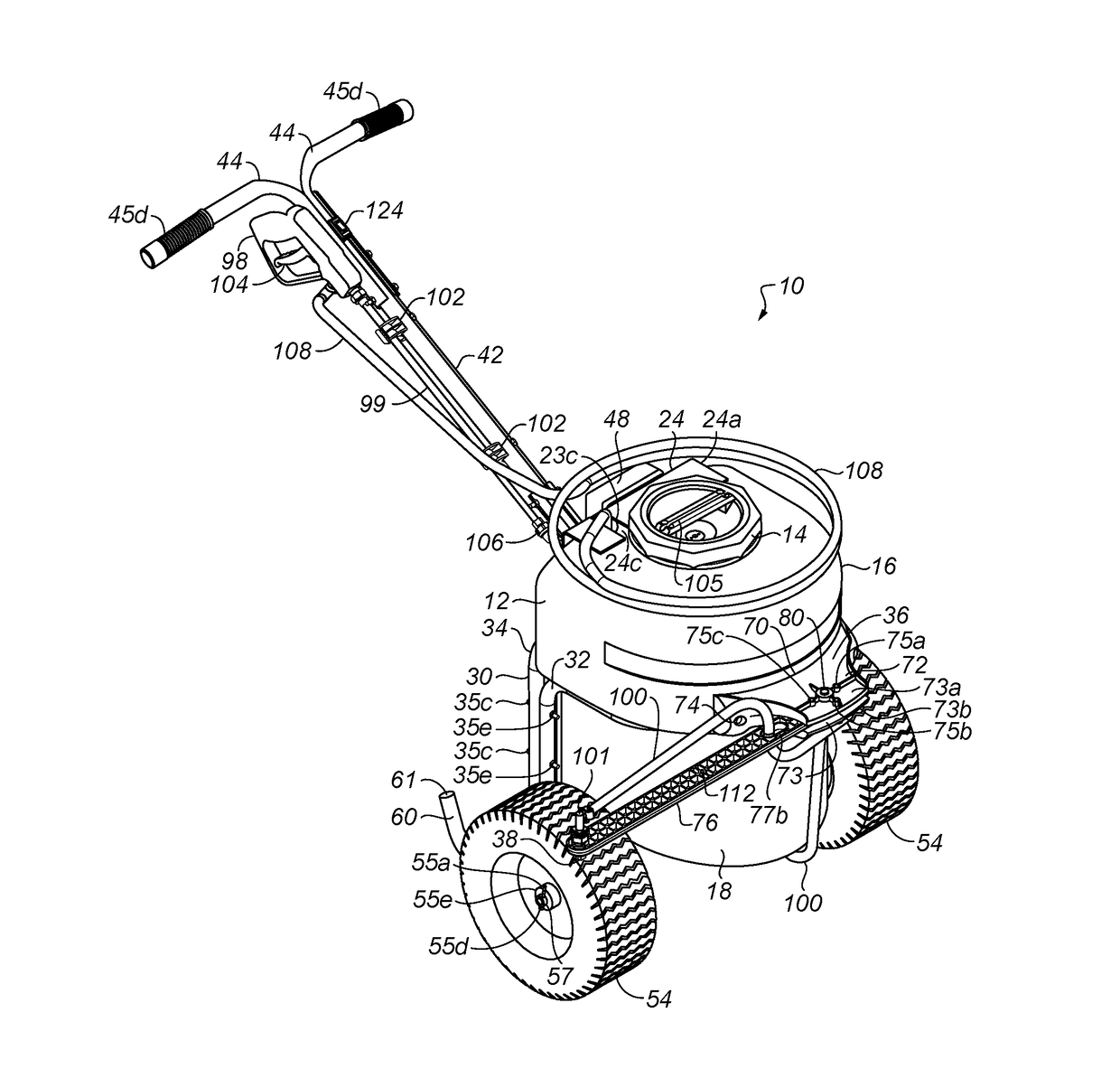 Cart sprayer