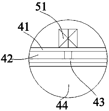 Continuous detection device for soil nutrient