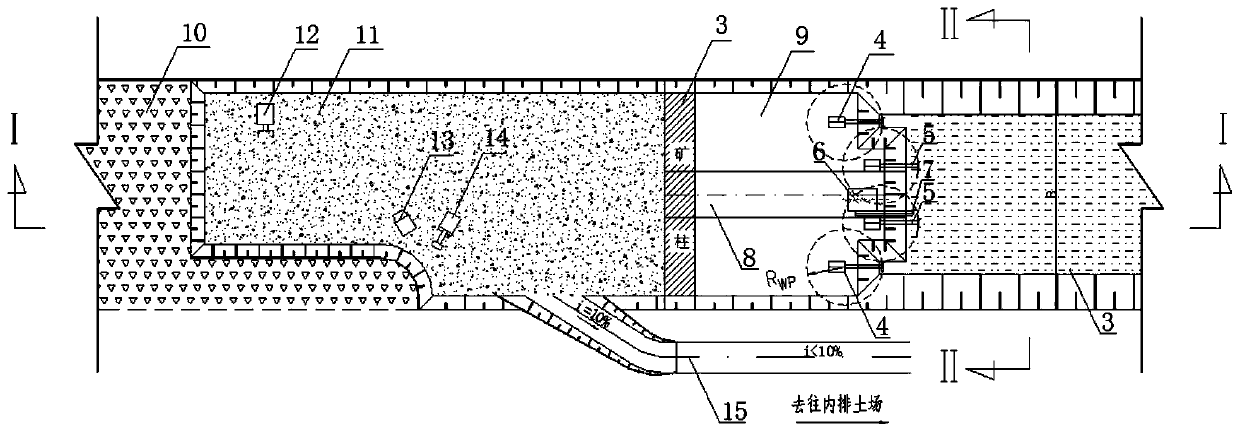 A grid-type mining method in an open-pit mine