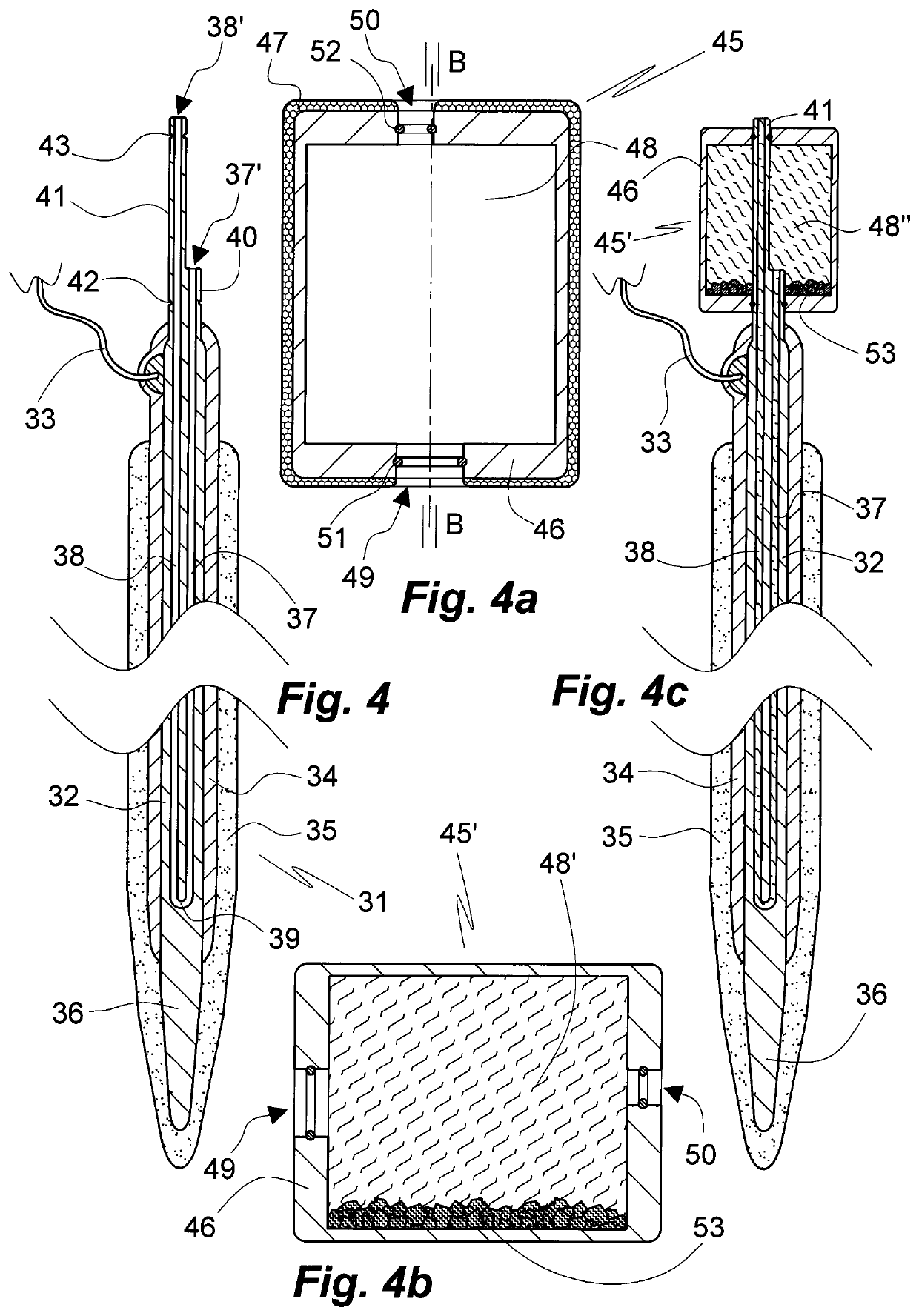 Device for insertion into nervous tissue