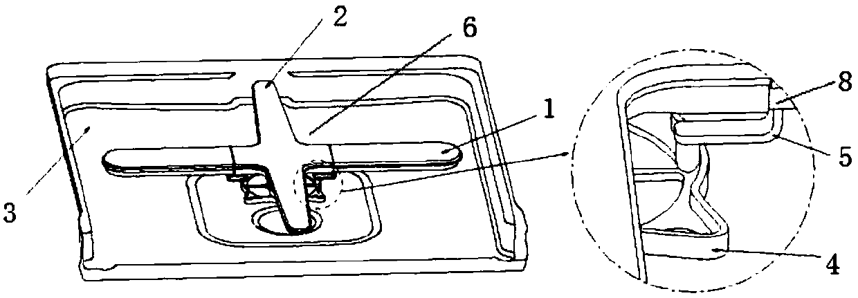 Telescopic spray arm for dish washing machine and dish washing machine