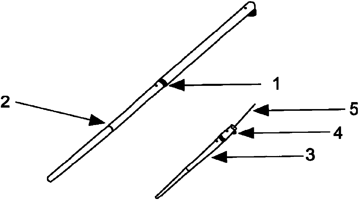 Portable telescopic chopsticks