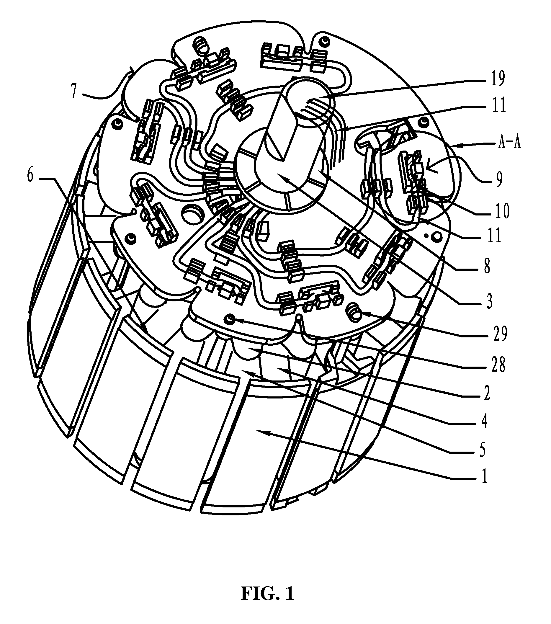 Stator for external rotor motor