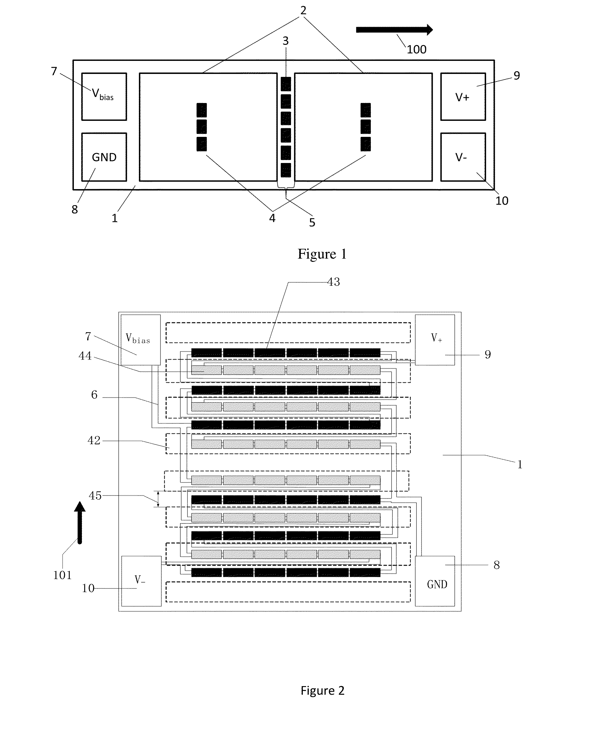 Single-chip bridge-type magnetic field sensor