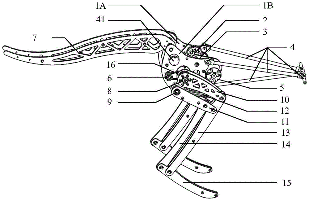 A bionic kangaroo robot