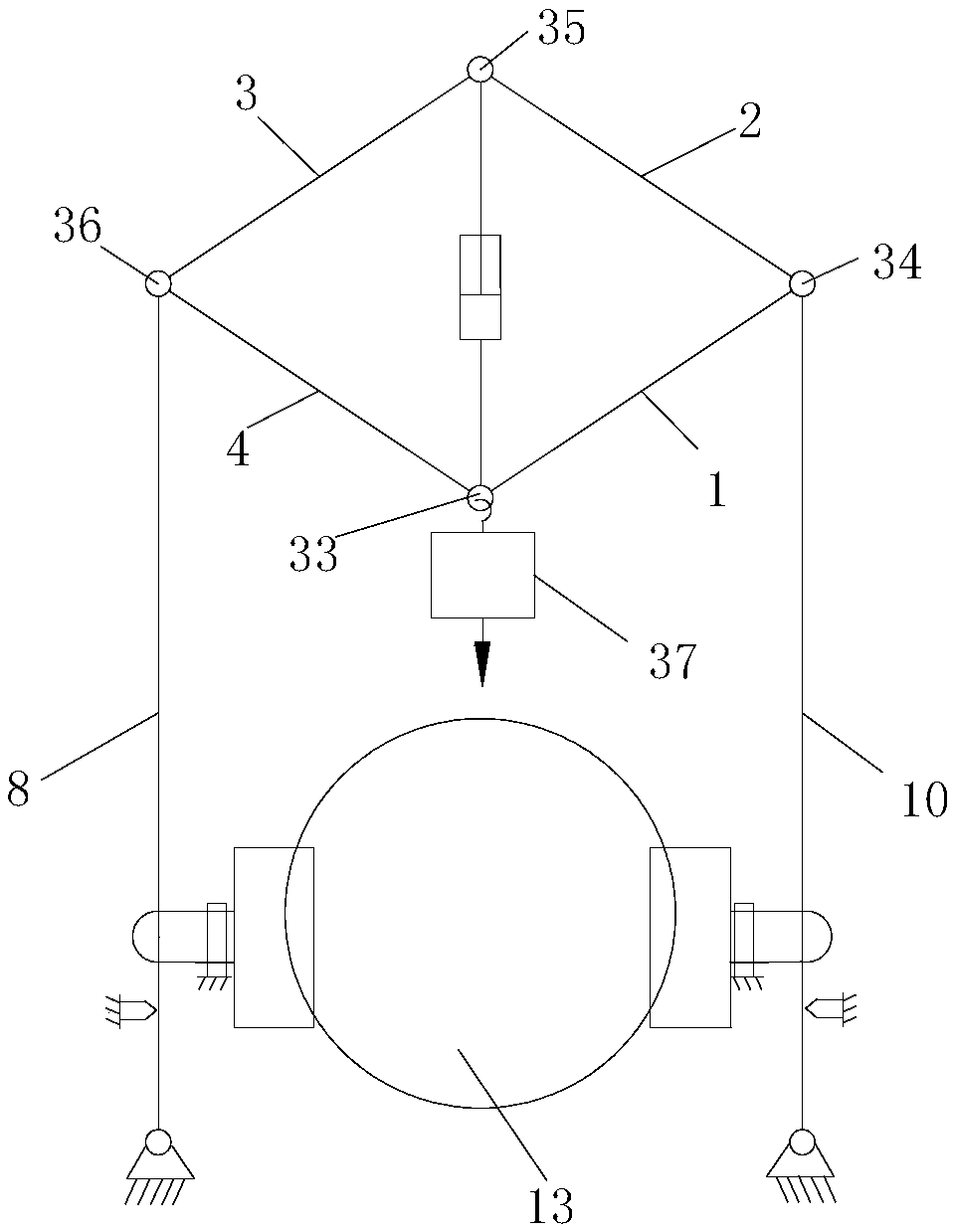 A Gravity Driven Caliper Disc Brake