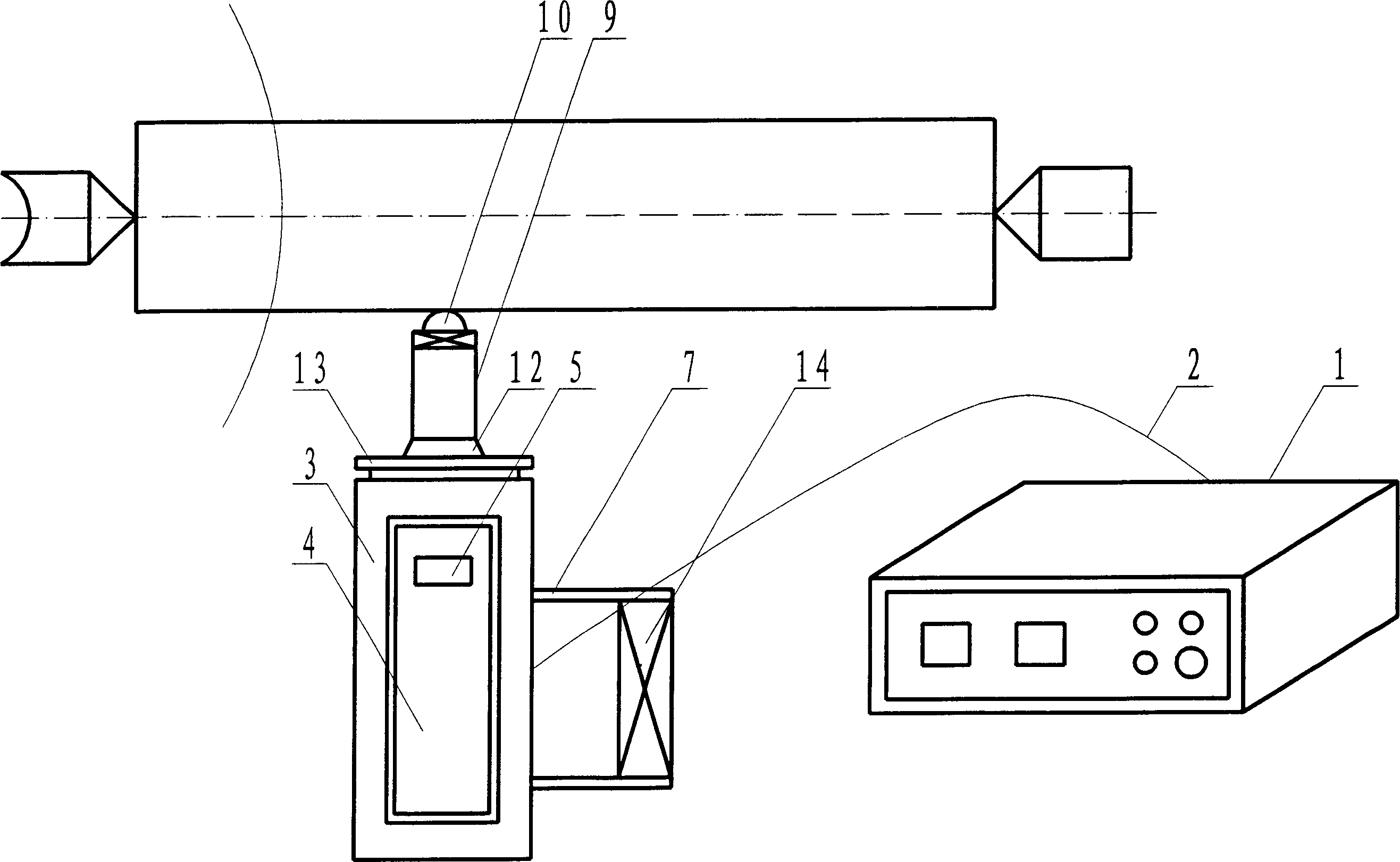 Ultrasonic metal surface processing device