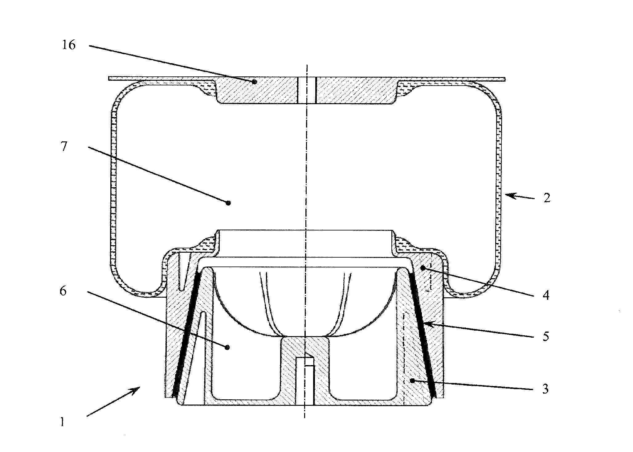 Roll-off piston for an air spring rolling-lobe flexible member