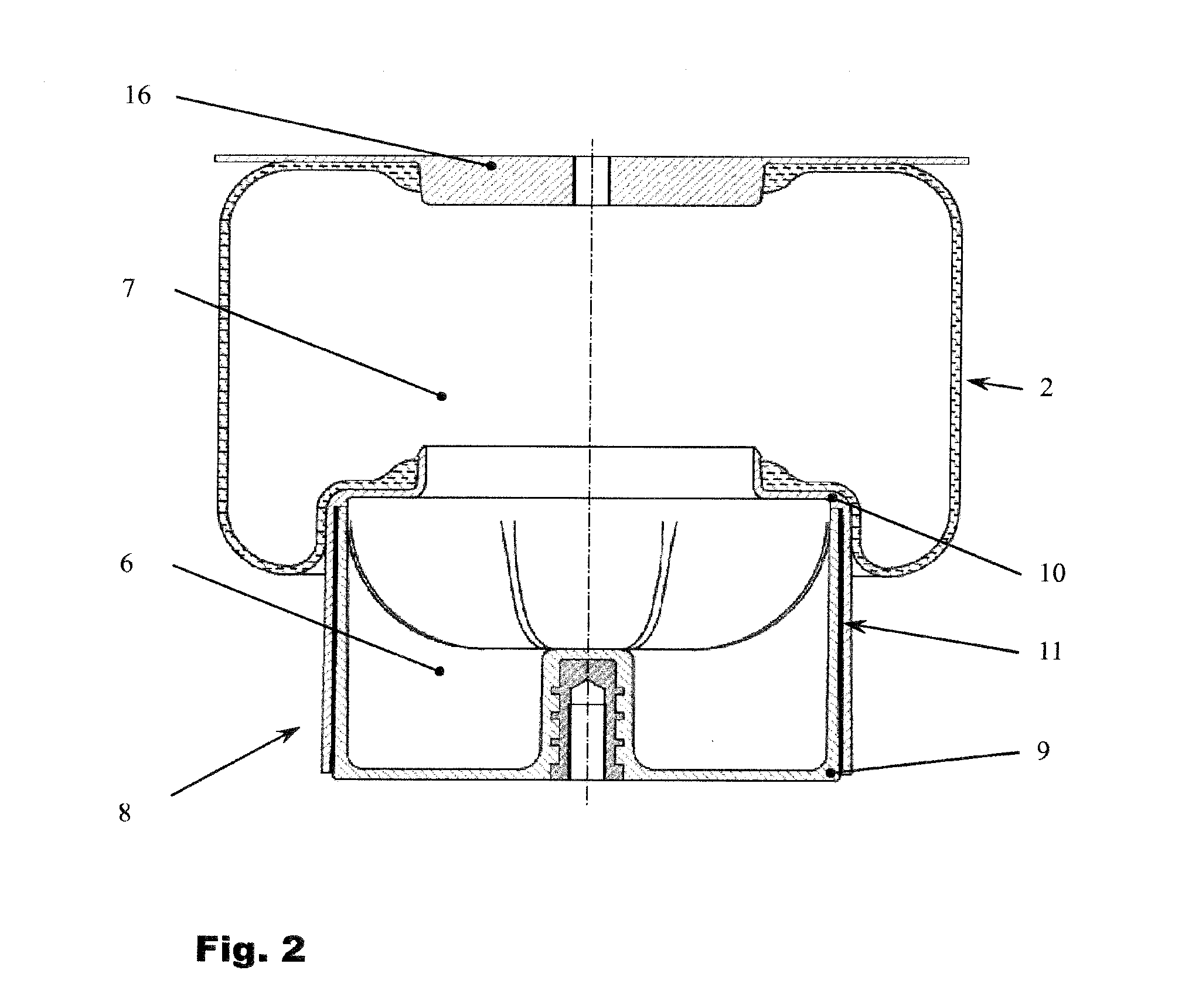 Roll-off piston for an air spring rolling-lobe flexible member