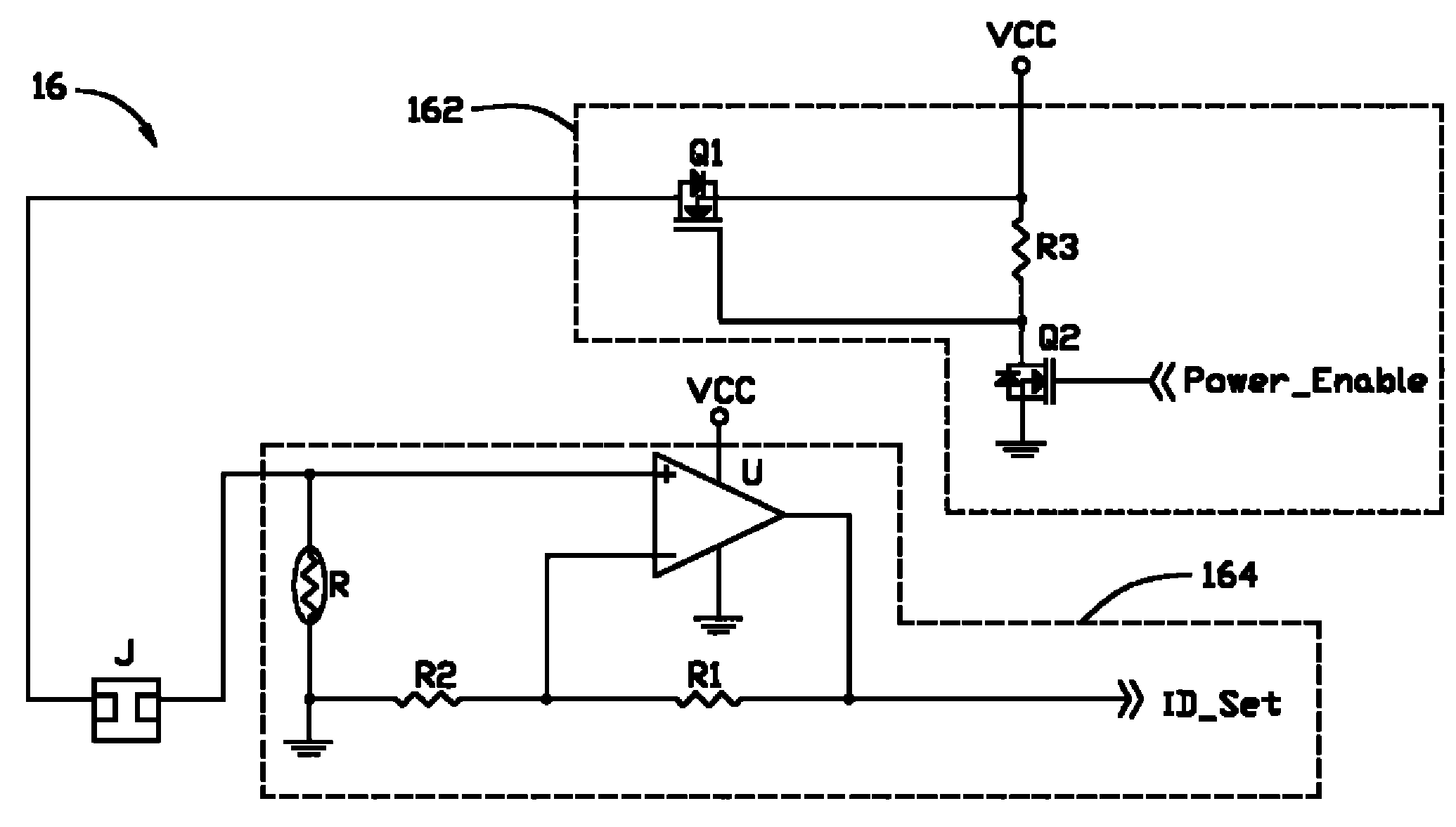 Master device and slave device communication circuit