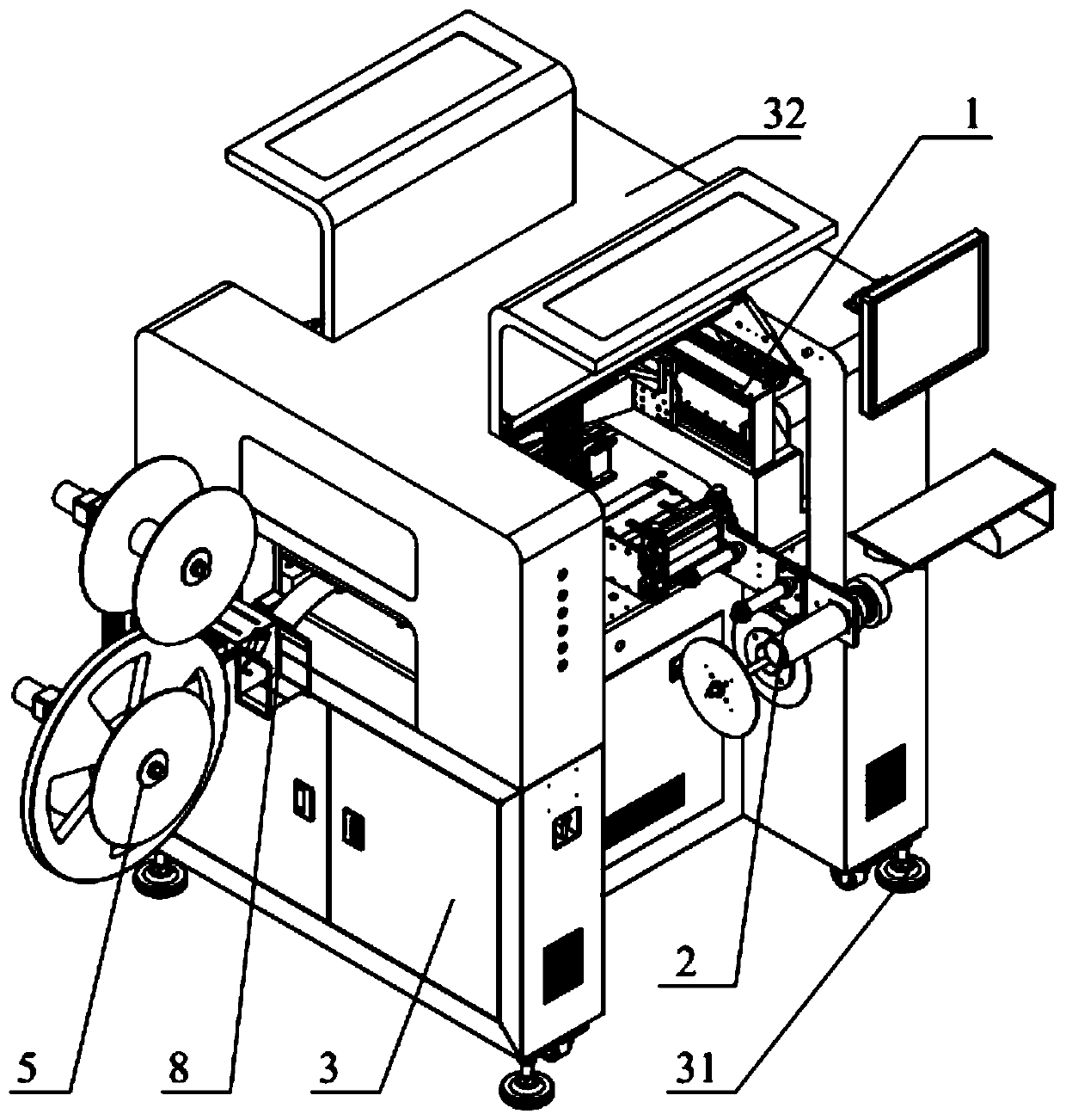 Wireless charging accessory film coating equipment